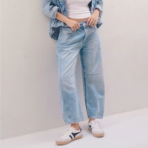 We The Free Good
Luck Mid-Rise Barrel Jeans. Brand new with tags.